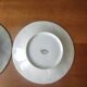 Set of 2 Limoges porcelain plates with Riviera decor
