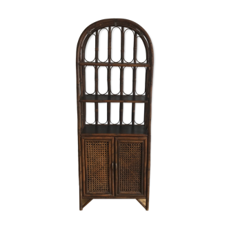 Vintage rattan shelf furniture