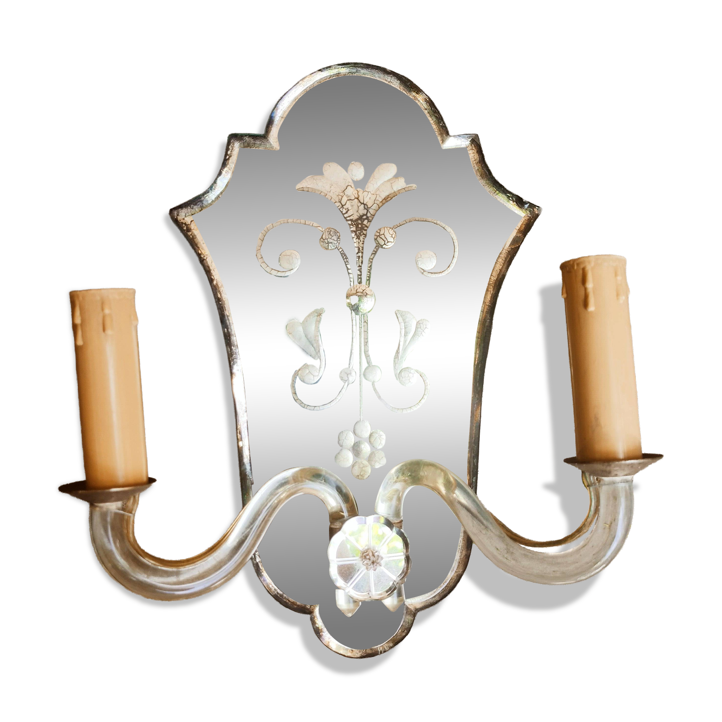 Venetian glass wall light