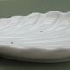 White-fire porcelain dish - Charles Pillivuyt shell