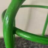 Metal and wood stool