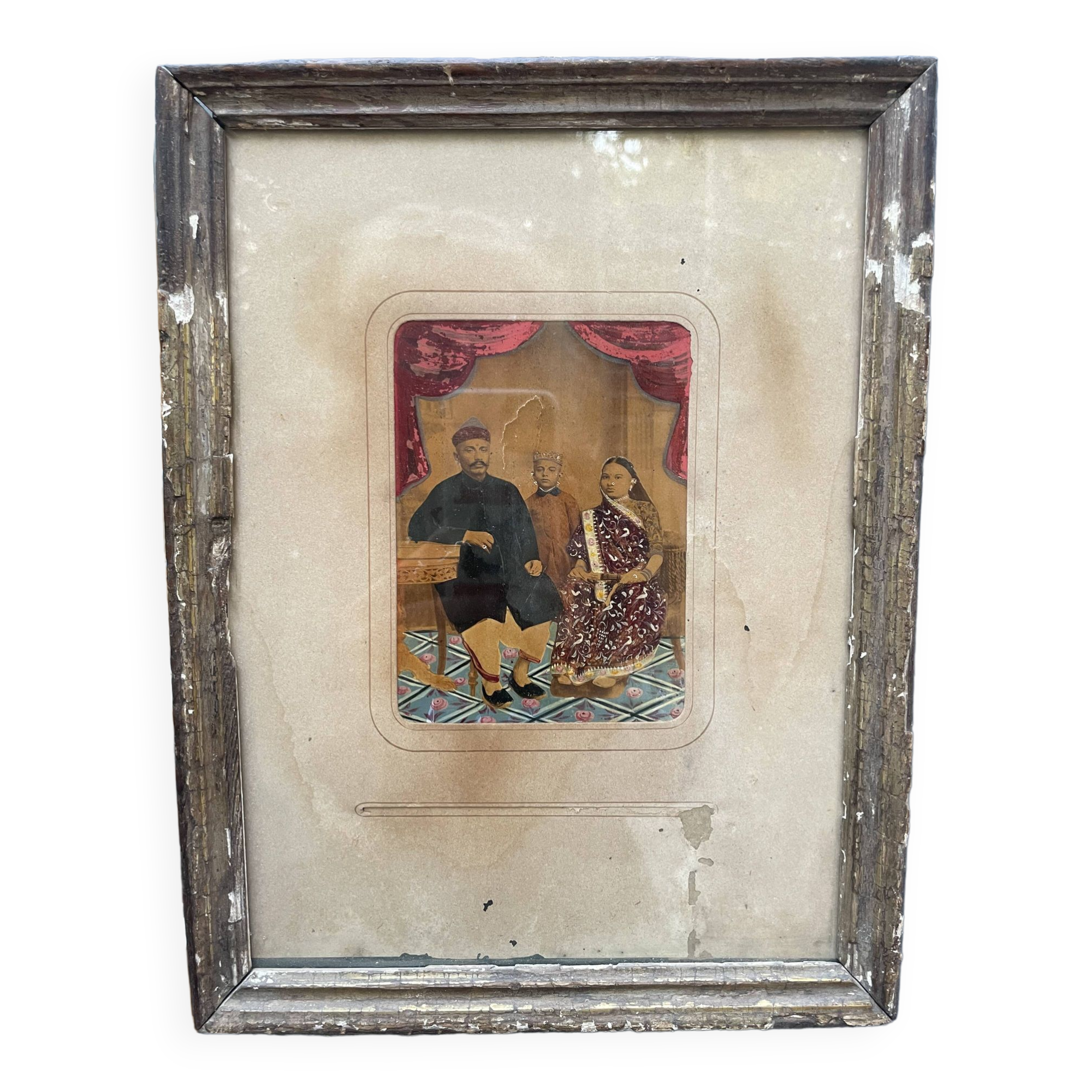 Old colorized photo India early 20th century