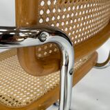 Chair model Cesca by Marcel Breuer with armrests B64