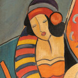 Expressionist painting by Sara Hill