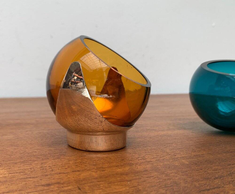 Set of 3 Mid-Century Space Age Art Deco German bowls by Quist, 1960s.