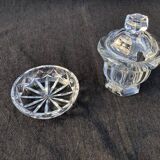 Vintage Baccarat Crystal Mustard/Jam/Honey Jar, Harcourt Missouri Model