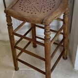 Old wooden bar stool