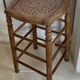 Ancien tabouret de bar en bois