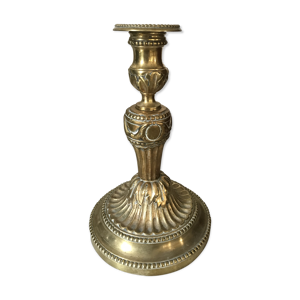 bougeoir en bronze doré