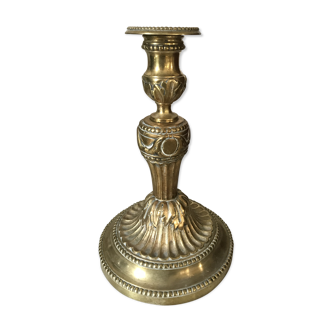 Golden bronze candlestick