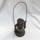 Meva N 864 oil storm lamp in aluminum dimension: height -25cm- diameter -13cm-