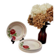 Set of 7 deep plates K&G Lunéville model Yvonne