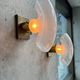 Rare Carlo Nason Murano glass wall sconces