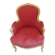 Fauteuil cabriolet style Louis XV