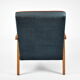 Restored vintage armchair model 04-b, 1970s, dark ocean green