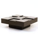 Table basse damiers 1970