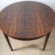 Table de repas vintage extensible en palissandre, 1960