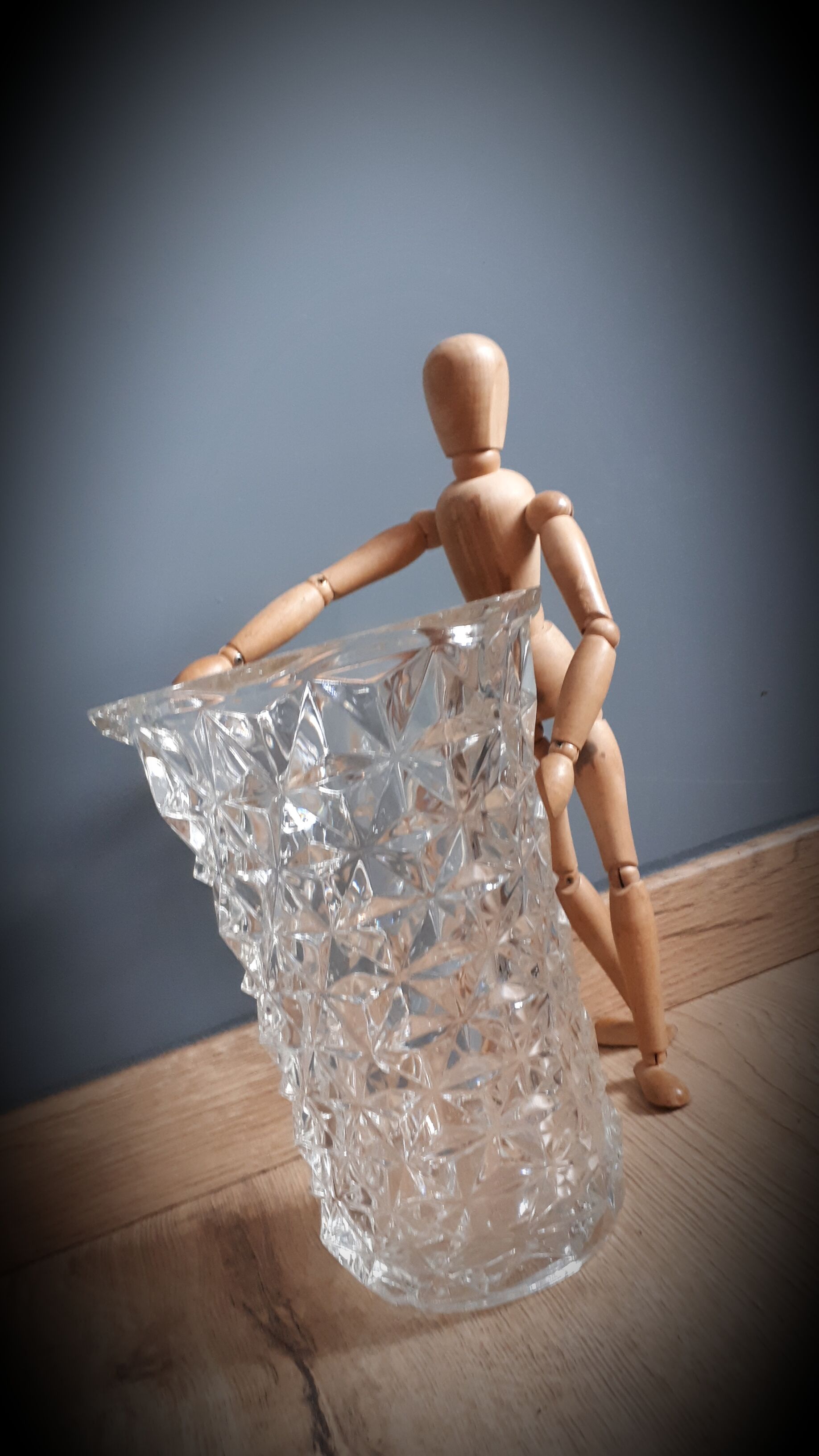 Moulded glass vase 2