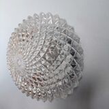 Vintage glass round wall lamp/ceiling