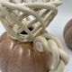 Duo of art deco vase earthenware Thulin