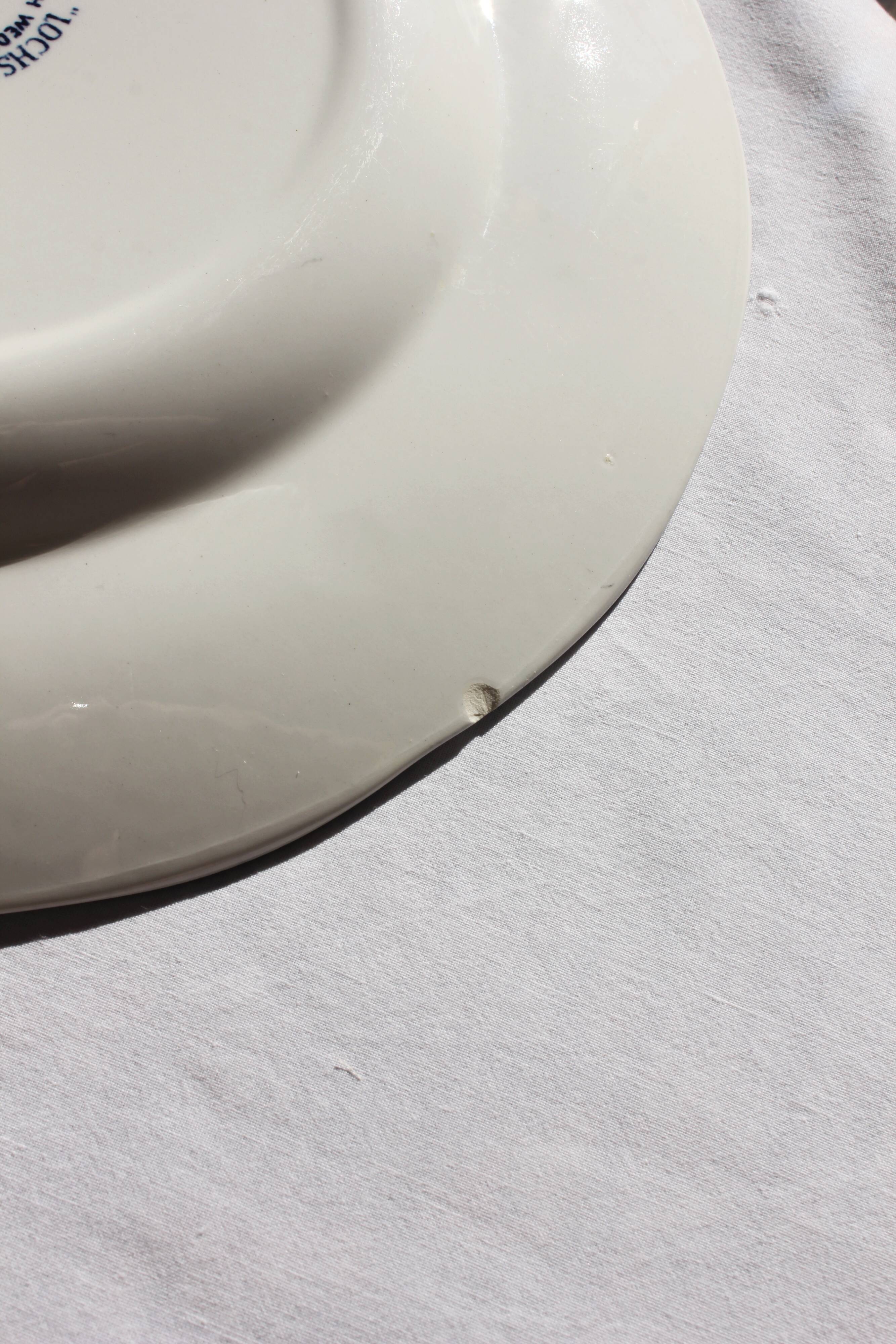 6 flat plates "lochs of scotland" wedgwood