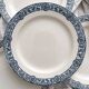 8 flat ironstone plates “Bristol” Salins