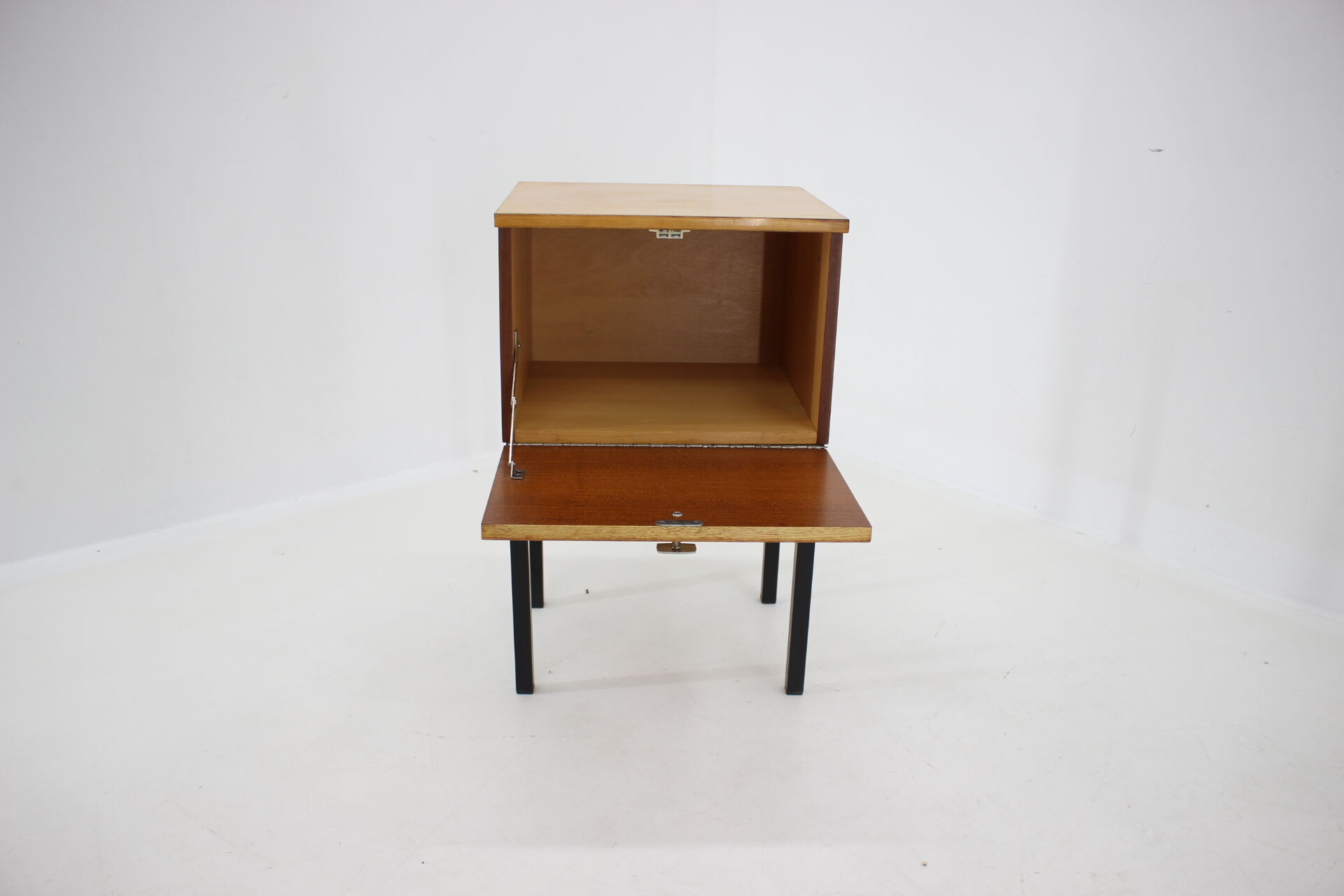 1970s Pair of  Bedside Tables by UP Zavody, Czechoslovakia