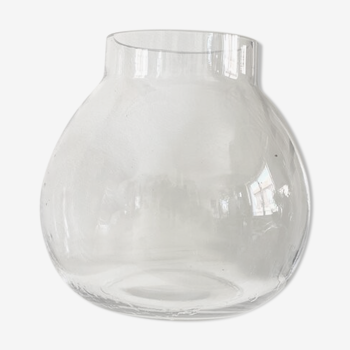 Glass ball vase
