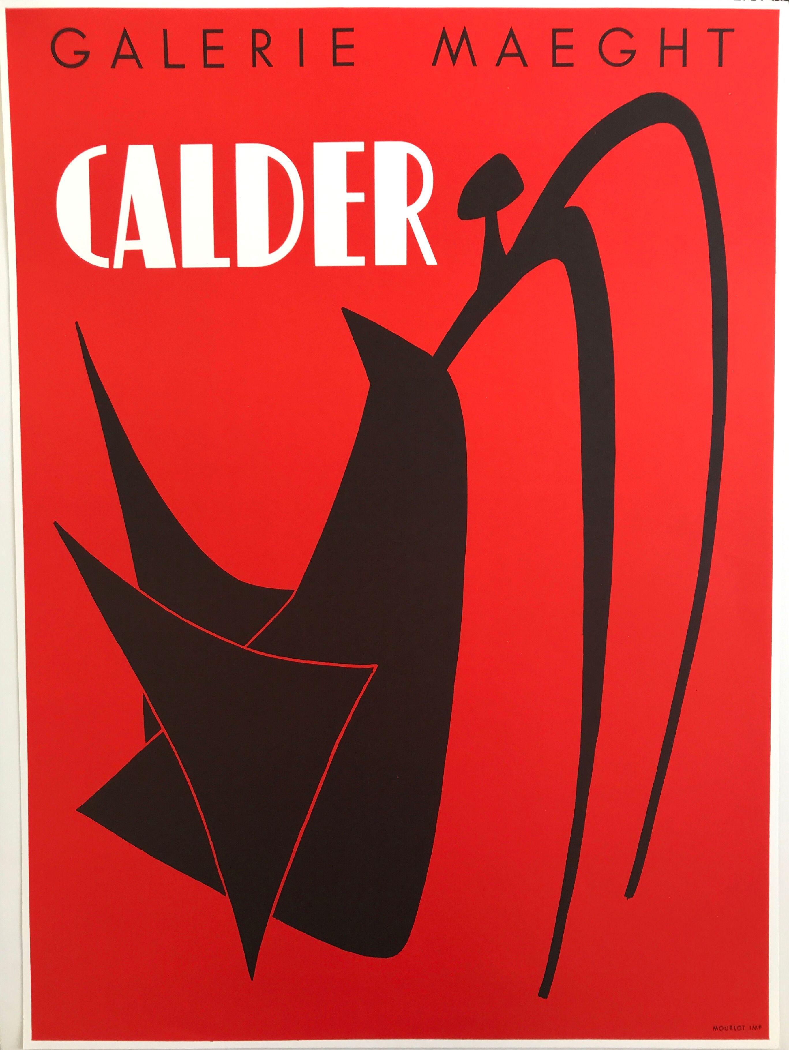 Original lithograph poster by Alexander CALDER, Galerie Maeght, 1959