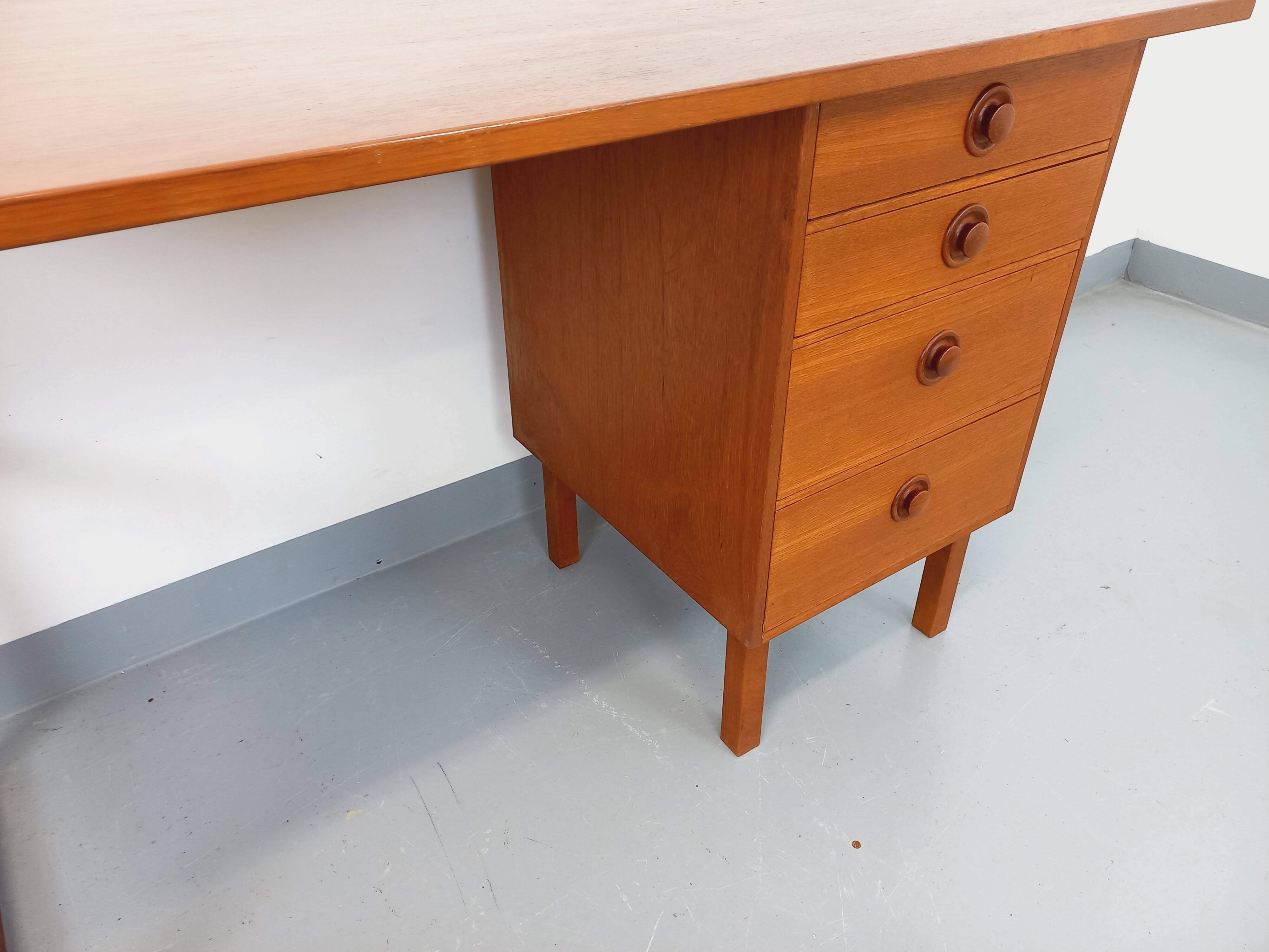 Vintage Scandinavian teak desk from the 60s