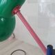 Lampe de bureau style Memphis bleu rouge vert