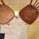 Pair of vintage wooden bistro chairs