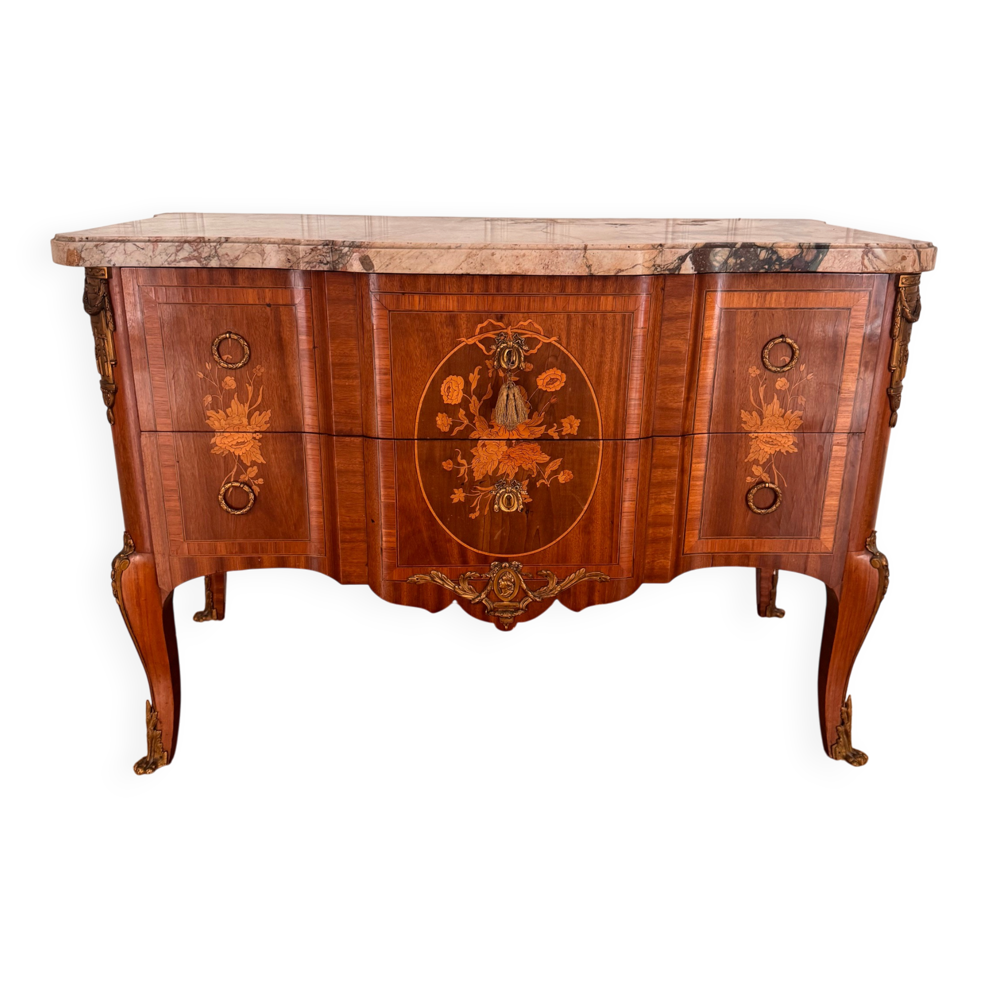 Louis XV marble commode