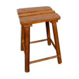 Brutalist primitive stool wears tripod plant solid wooden sofa tip 1950 Furniture decoration