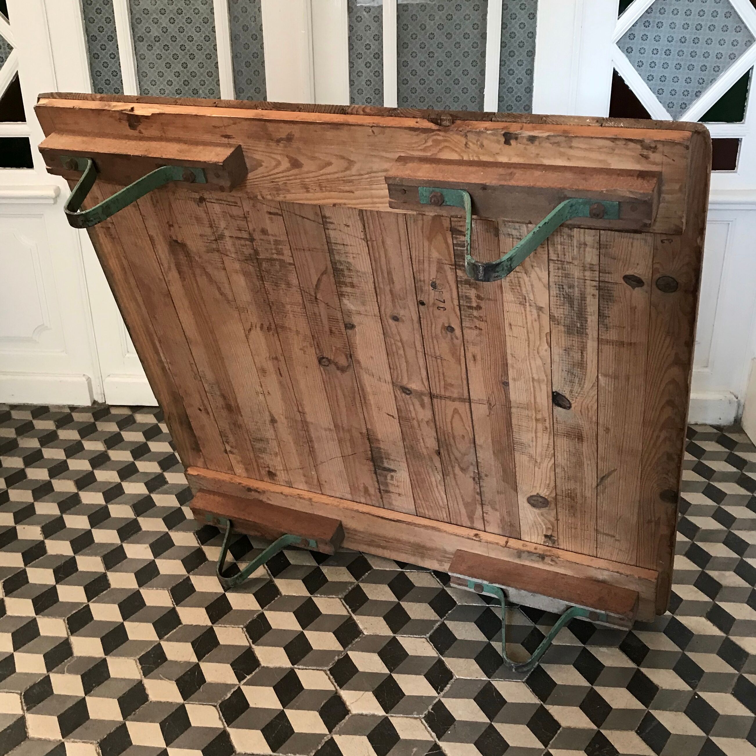 Industrial coffee table