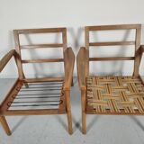 Pair of vintage Scandinavian armchairs