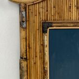 Miroir Palm Regency bambou rotin roseau