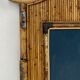 Midcentury palm regency bamboo rattan pencil reed mirror