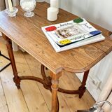 Small Louis XVI style oak side table