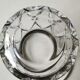 Ice bucket in crystal stylish design. Bayel crystal. Braces/diamond patterns