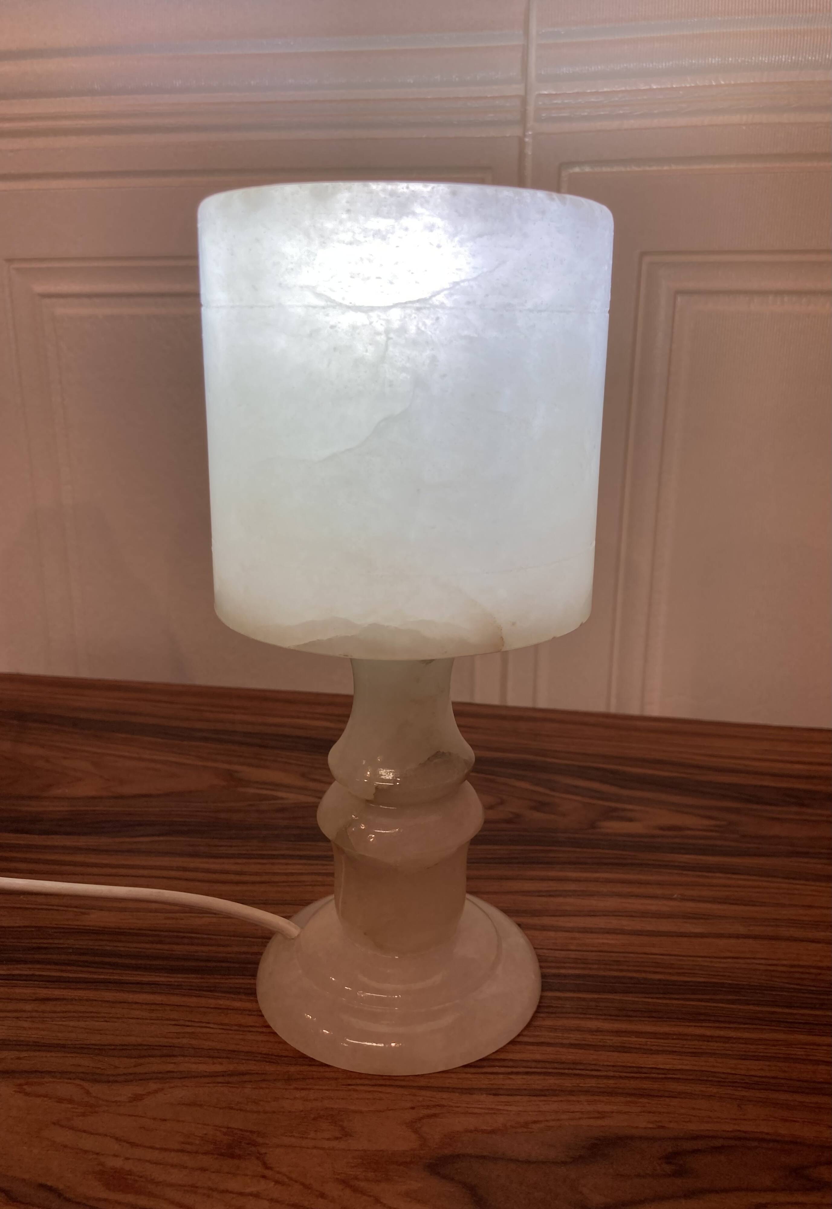 ALABASTER LAMP "DESIGN 1950".