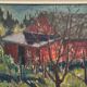 Original Swedish Oil On Panel – “Barn” By Svän Grandin – Signed – Vintage & Framed – 79 × 65 Cm (31.1" × 25.6")