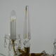 Mid-century Crystal Glass Table Lamp  by kamenicky Senov,1960's.