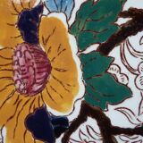 Set of 6 dessert Gien peonies plates