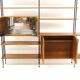 Scandinavian “bar” bookcase “Prydno”, Bröderna Gustafssons, Sweden, 1950