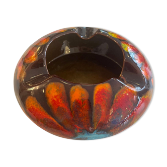Ricard ceramic ashtray, signed F. Gal, France circa 1970