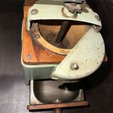 Blue Peugeot coffee grinder