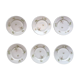 6 porcelain dessert plates Limoges