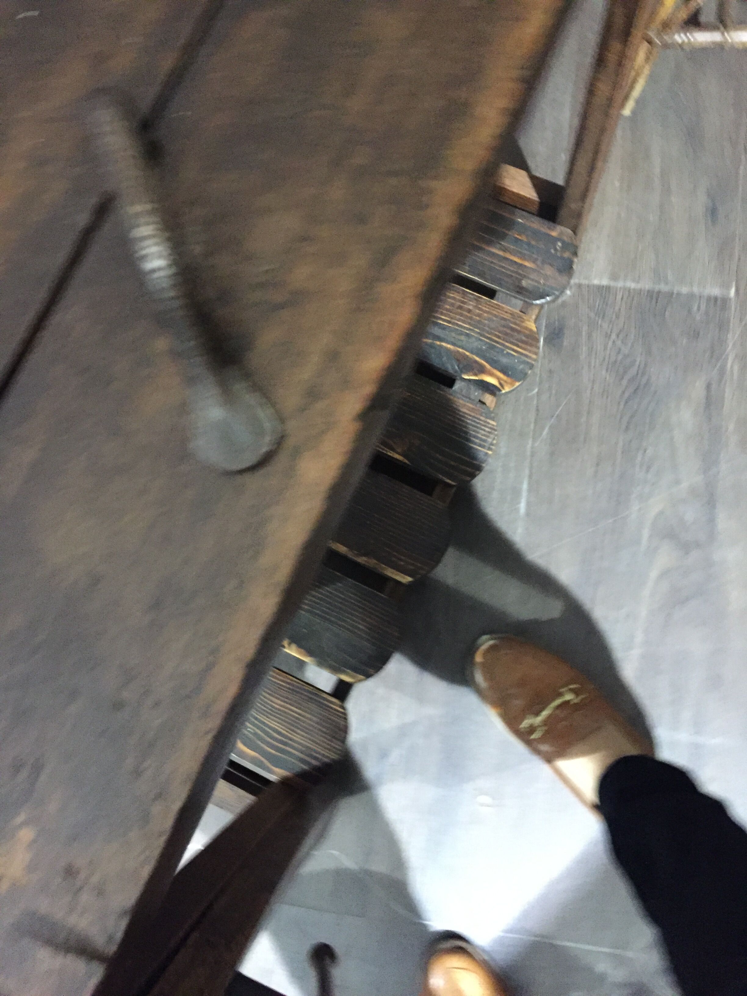 Wooden workbench