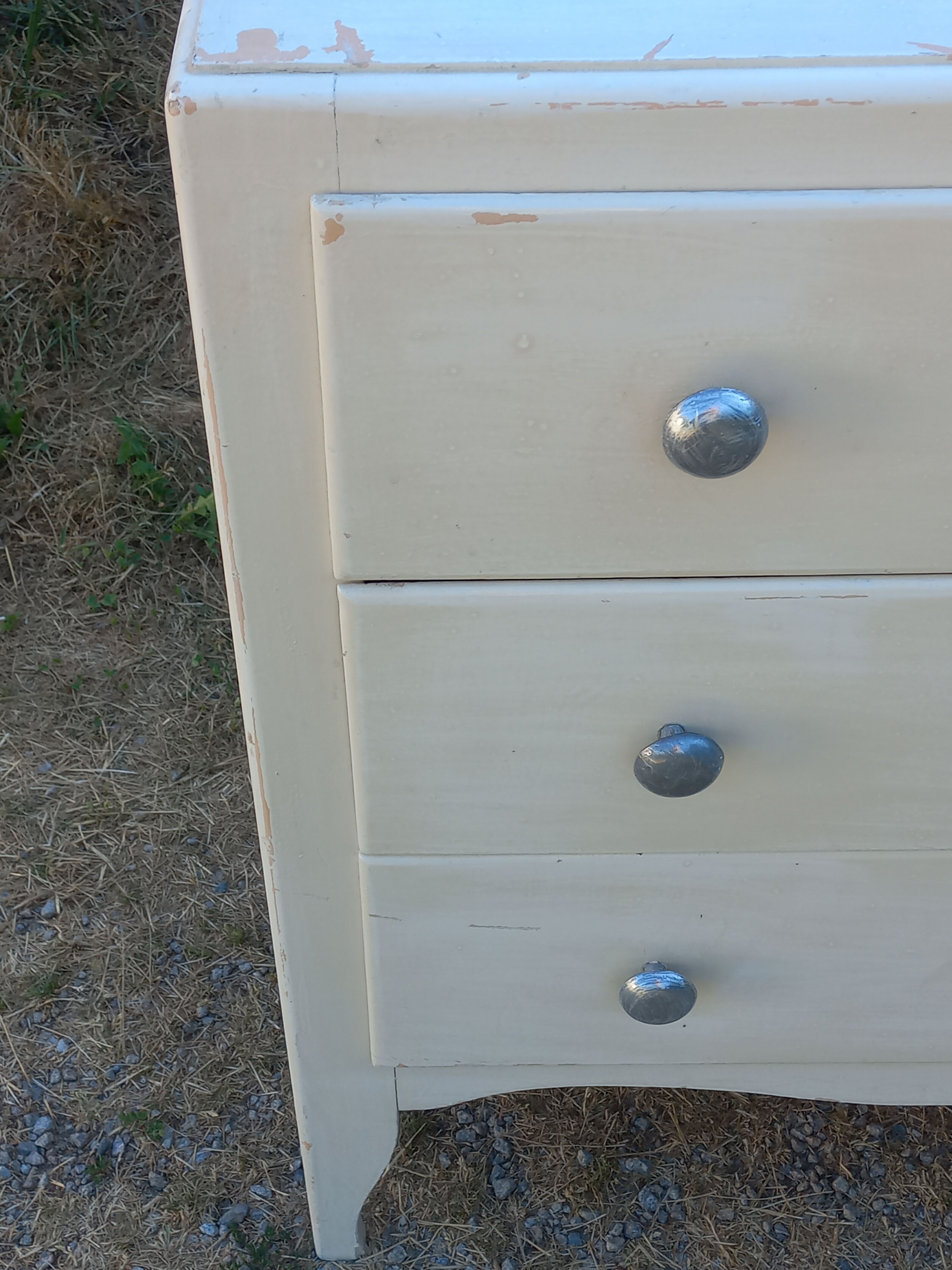 Commode vintage 3 tiroirs des années 50